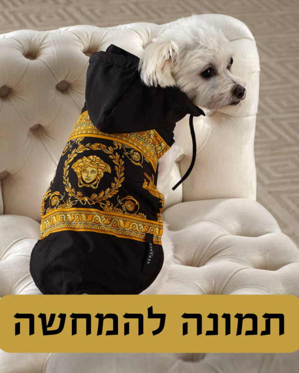 מעיל גשם לכלב, דגם Barocco