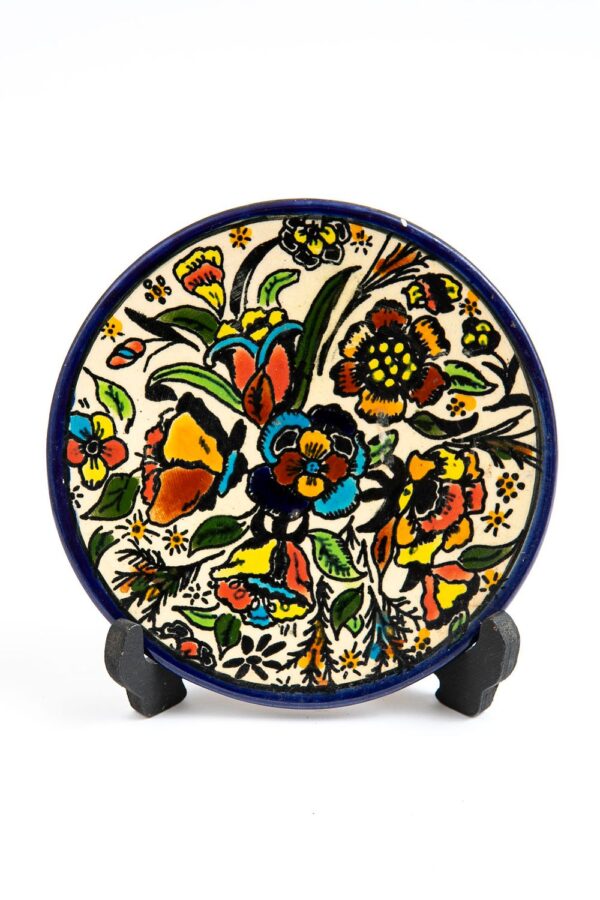 צלחת קישוט קטנה בסגנון ארמני